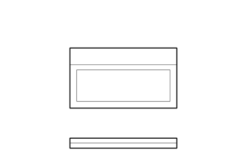 Vista previa del símbolo Check-in desk with belt, bloque APT_CHECKIN_DESK