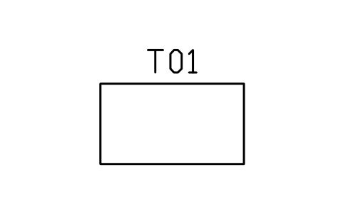 Prévia do símbolo Dining table, rectangular, bloco ARCH_DINING_TABLE_RECT