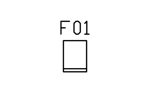 Prévia do símbolo Filing cabinet, bloco ARCH_FILING_CABINET