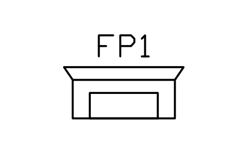 Prévia do símbolo Fireplace, bloco ARCH_FIREPLACE