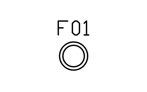 Prévia do símbolo Ottoman / pouf, round, bloco ARCH_OTTOMAN