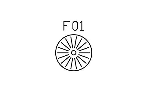 Prévia do símbolo Clothes rail, round, bloco ARCH_WORK_RAIL_ROUND