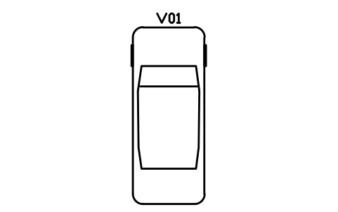 Car, SUV sembolünün önizlemesi, blok ARCH_CAR_SUV