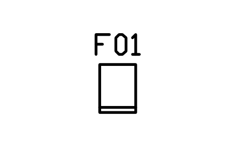 Filing cabinet sembolünün önizlemesi, blok ARCH_FILING_CABINET