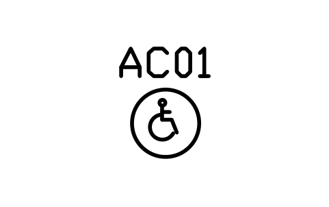 Sign, WC accessible sembolünün önizlemesi, blok ARCH_SIGN_WC_ACCESSIBLE
