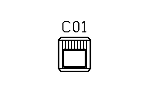 Preview of the Armchair, stepped arms, channel back symbol, block DEC_ARMCHAIR_STEP