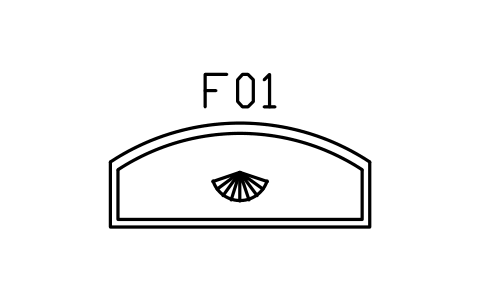 Preview of the Bar counter, curved, 2000 x 800 symbol, block DEC_BAR_2000