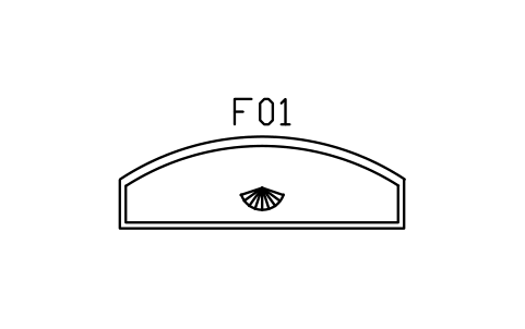 Preview of the Bar counter, curved, 2800 x 900 symbol, block DEC_BAR_2800