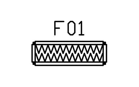 Bed end bench, stepped, 1400 x 450 symbol, block DEC_BED_BENCH