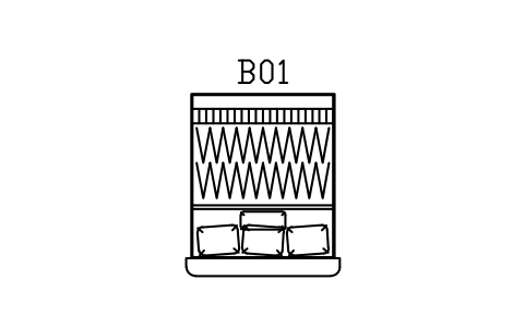 Symbole Lit, tête de lit courbe, queen, 1600 x 2000, bloc DEC_BED_SHELL_1600