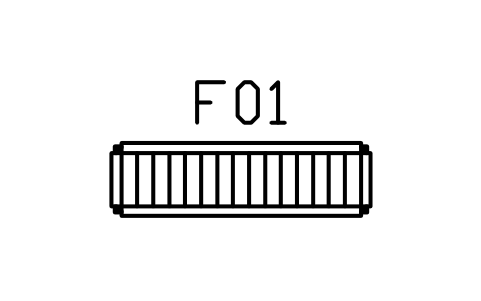 Symbole Banc, à gradins, assise à canaux, 1600 x 450, bloc DEC_BENCH_1600