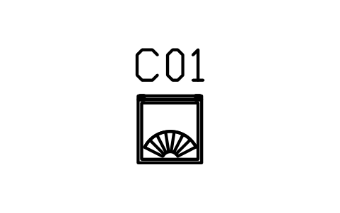 Preview of the Dining chair, shell back, fan symbol, block DEC_CHAIR_SHELL