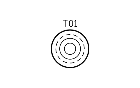 Preview of the Dining table, round, pedestal, 1500 symbol, block DEC_DINING_ROUND_1500