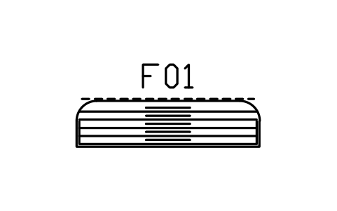 Preview of the Dresser, waterfall, 2000 x 500 symbol, block DEC_DRESSER_2000