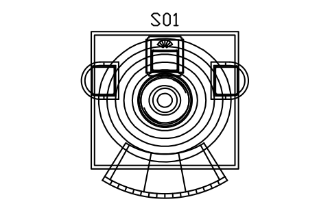Preview of the Living set, crescent sofa, 4200 x 4000 symbol, block DEC_SET_LIVING_CRESCENT