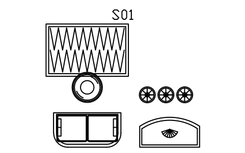 Preview of the Cocktail lounge set, 4400 x 3400 symbol, block DEC_SET_LOUNGE_COCKTAIL
