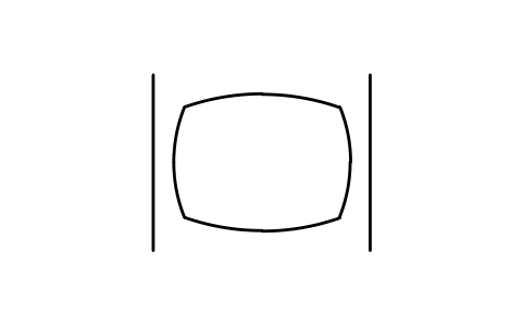 Aperçu du symbole Television monitor, bloc EGA_5051
