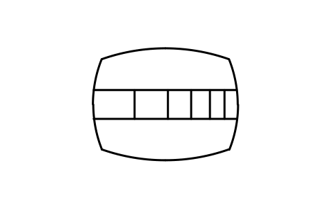 Aperçu du symbole Horizontal linearity, bloc EGA_5068