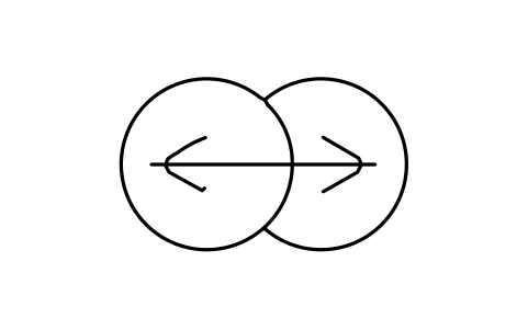 Aperçu du symbole Spatial sound effect, bloc EGA_5438
