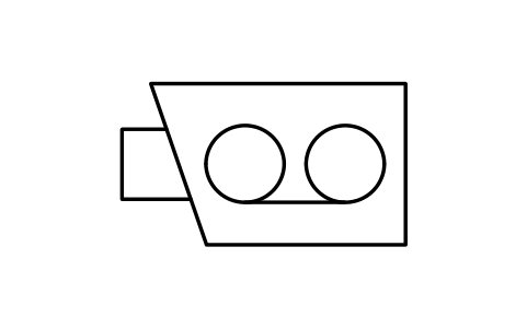 Aperçu du symbole Camera recorder, bloc EGA_5887