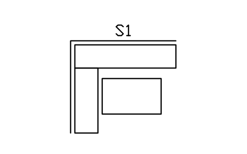 Vorschau des Symbols Eck-Sitznische, L-förmig, 2400 x 2100, Block BAR_BOOTH_L_2400