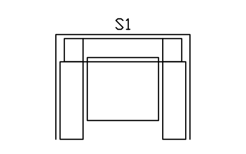 Vorschau des Symbols U-förmige Sitznische 3000 x 2400, Block BAR_BOOTH_U_3000