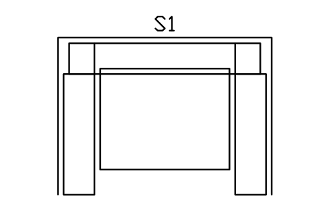 Vorschau des Symbols U-förmige Sitznische 3600 x 2700, Block BAR_BOOTH_U_3600
