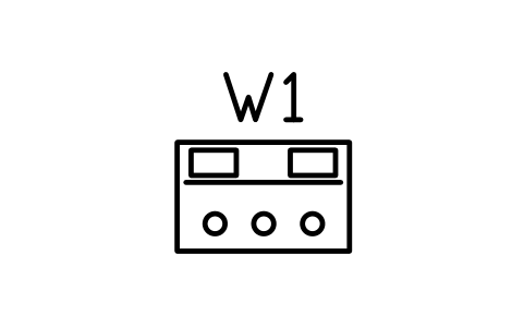Vorschau des Symbols Espressomaschine, 3 Brühgruppen, 950 x 600, Block BAR_ESPRESSO_3