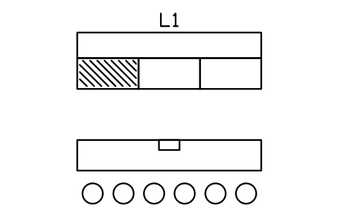 Vorschau des Symbols Barkeeper-Arbeitsplatz-Anordnung 3600, Block BAR_LAYOUT_WORKSTATION_3600