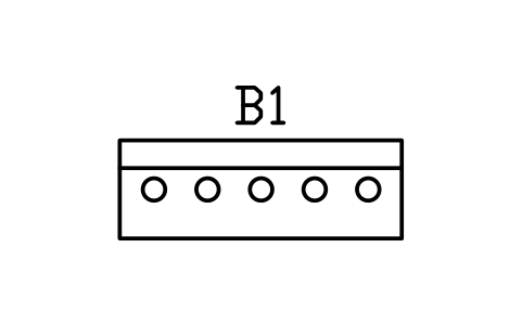 Vorschau des Symbols Küchenpass 2000 x 700 mit Wärmelampen, Block BAR_PASS_2000