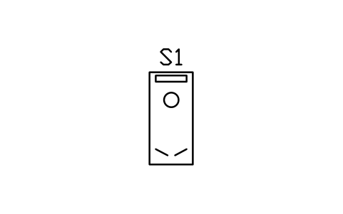 Vorschau des Symbols Flipper 700 x 1500, Block BAR_PINBALL