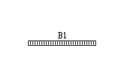 Vorschau des Symbols Bodenrinne 3000 x 200, Block BAR_TRENCH_3000