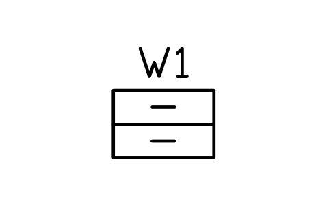 Vorschau des Symbols Unterbau-Kühlschubladen 900 x 600, Block BAR_UBDRAWER_900