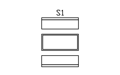 Vorschau des Symbols VIP-Tisch 1800 x 800 mit 2 Sofas, Block BAR_VIP_TABLE