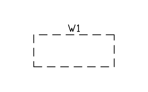 Vorschau des Symbols Gästeverkehr hinter den Hockern 1200 x 3000, Block BAR_ZONE_CUSTOMER