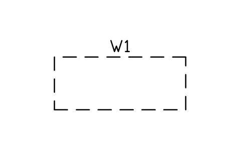 Vorschau des Symbols Servicegang für zwei Personen 1200 x 3000, Block BAR_ZONE_SERVICE_2