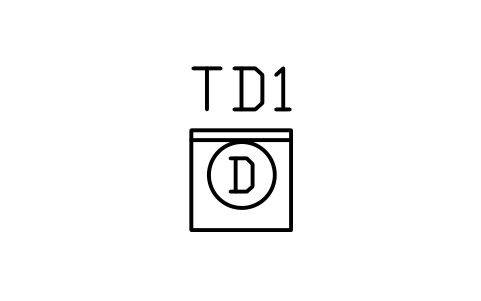 Tumble dryer sembolünün önizlemesi, blok ARCH_DRYER