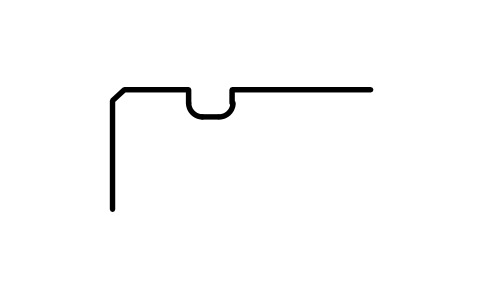 Aperçu du symbole Rainure de segment d'arrêt D 62, série 4, bloc BSR_G_4_62