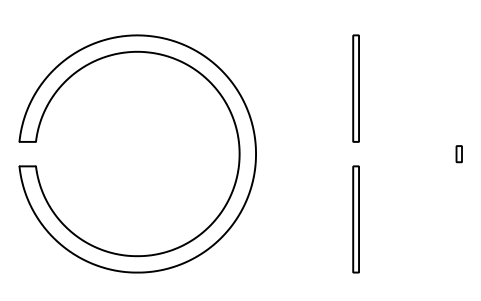 Aperçu du symbole Segment d'arrêt D 26 (0, 2, 3, 4), bloc BSR_R_0234_26
