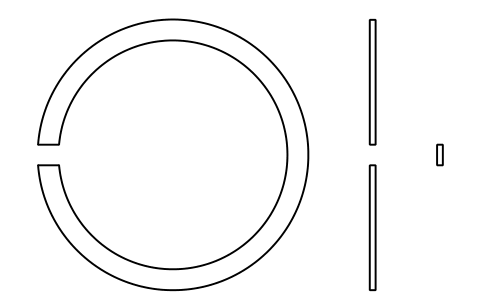 Aperçu du symbole Segment d'arrêt D 47 (0, 2, 3, 4), bloc BSR_R_0234_47