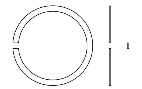 Aperçu du symbole Segment d'arrêt D 52 (0, 2, 3, 4), bloc BSR_R_0234_52