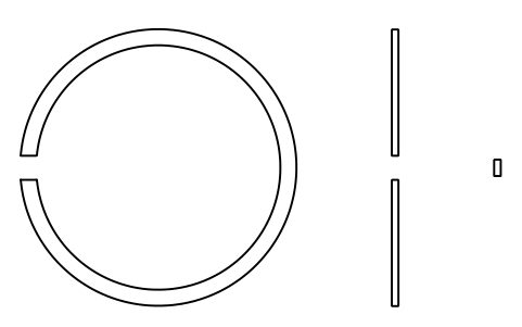 Aperçu du symbole Segment d'arrêt D 32 (18, 19), bloc BSR_R_1819_32