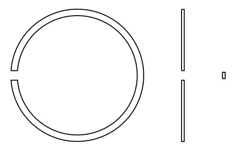 Aperçu du symbole Segment d'arrêt D 39 (18, 19), bloc BSR_R_1819_39