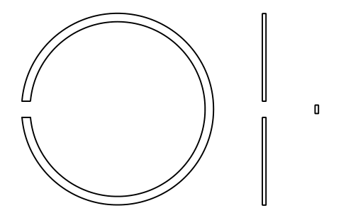 Aperçu du symbole Segment d'arrêt D 44 (18, 19), bloc BSR_R_1819_44