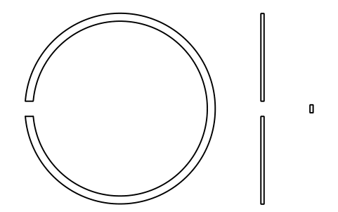 Aperçu du symbole Segment d'arrêt D 47 (18, 19), bloc BSR_R_1819_47
