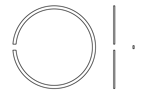 Aperçu du symbole Segment d'arrêt D 52 (18, 19), bloc BSR_R_1819_52