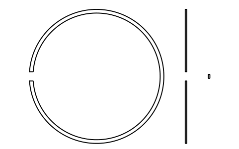 Aperçu du symbole Segment d'arrêt D 72 (18, 19), bloc BSR_R_1819_72