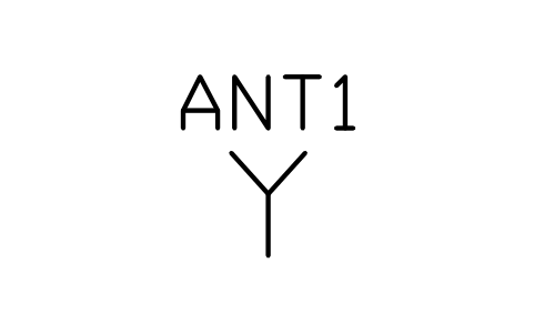 Antenna sembolünün önizlemesi, blok BEP_ANTENNA