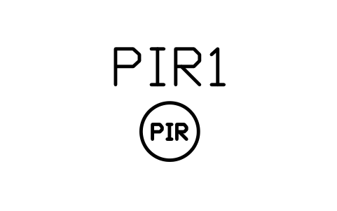Intruder detector, PIR sembolünün önizlemesi, blok BEP_DETECTOR_PIR