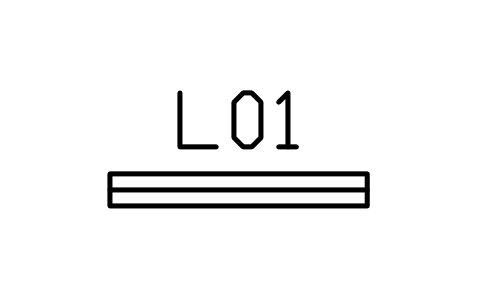 Light, linear / batten sembolünün önizlemesi, blok BEP_LIGHT_BATTEN